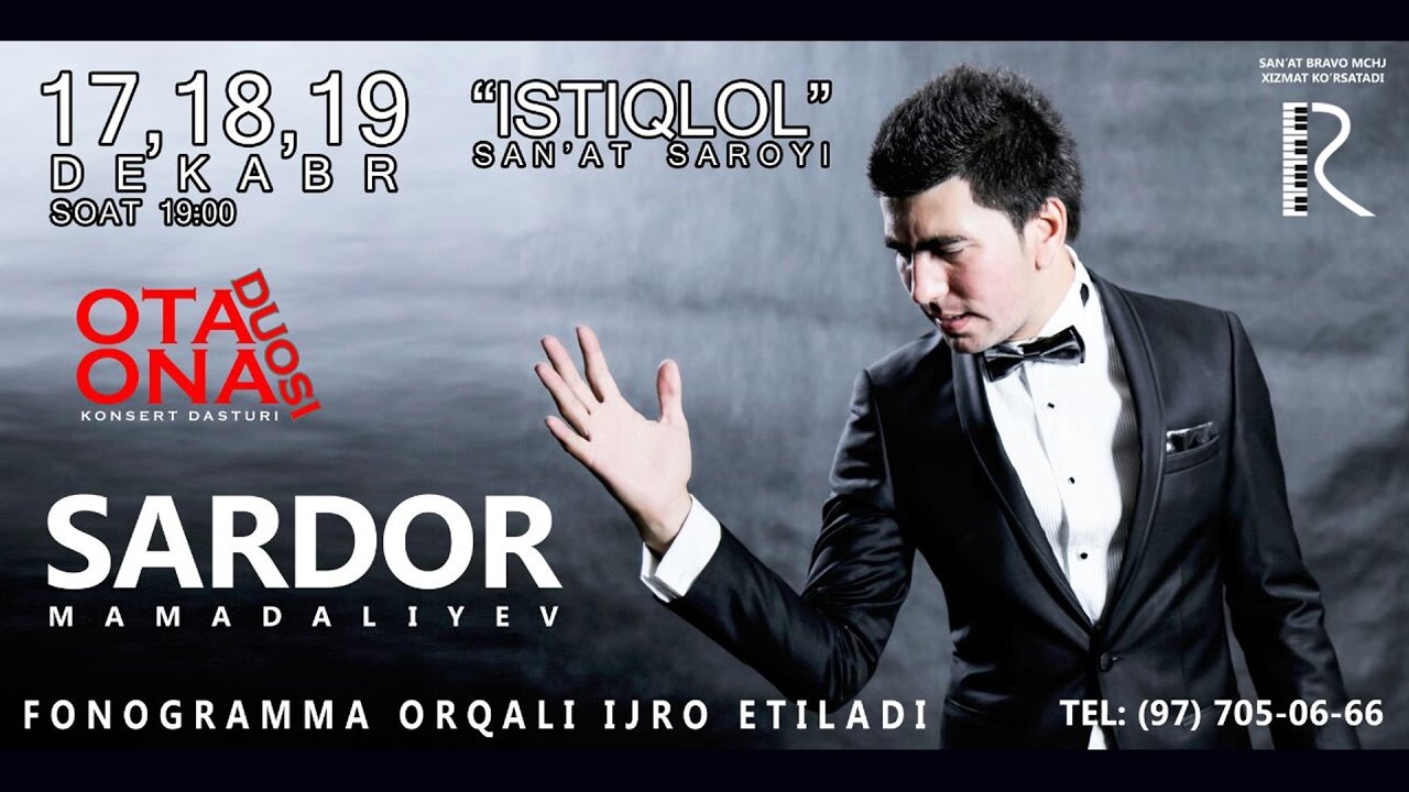 Sardor Mamadaliyev konsert  2016